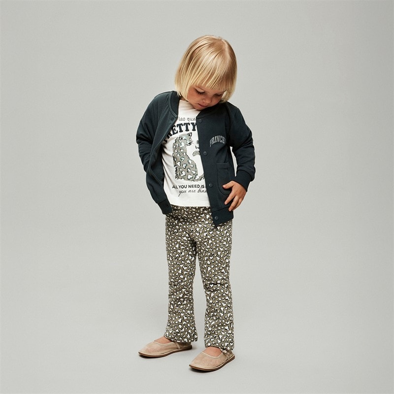 Name It Girls Botanja Bomber Jacket Shadow - Image 3