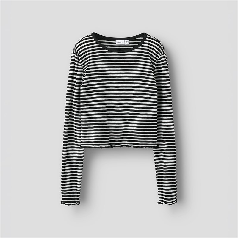 Name It Girls Bertis Long Sleeve T-Shirt Black