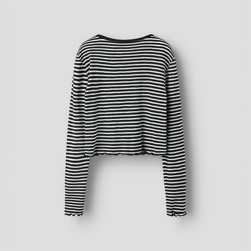 Name It Girls Bertis Long Sleeve T-Shirt Black - Image 2