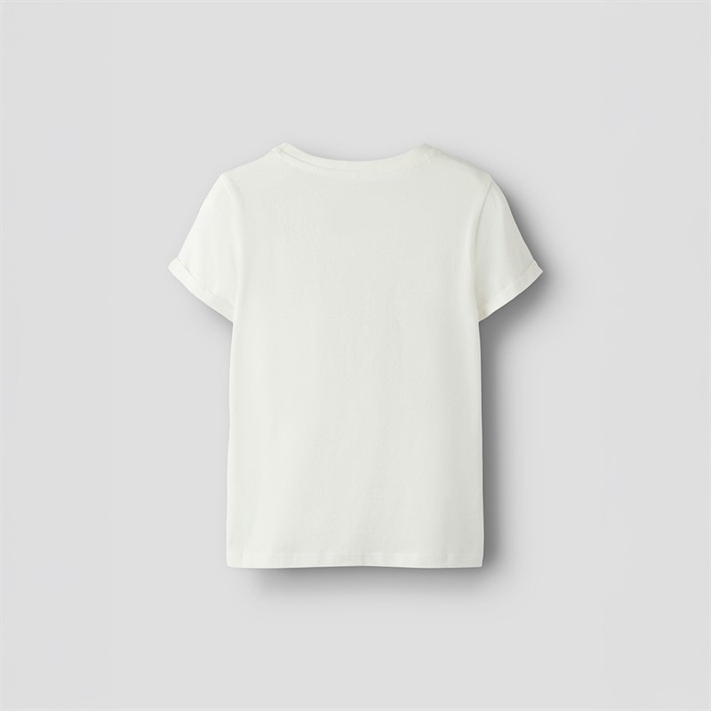 Name It Girls Baria T-Shirt Cloud Dancer - Image 2
