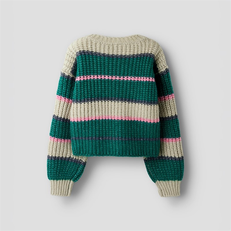 Name It Girls Subia Knitted Jumper Aventurine - Image 2