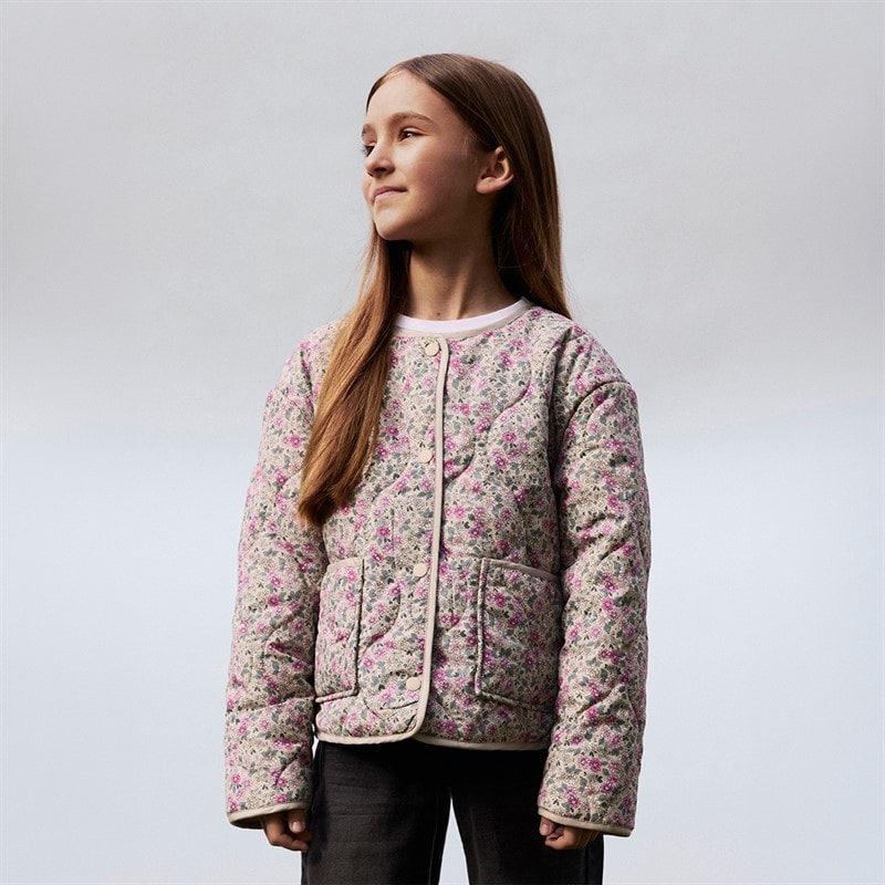 Name It Girls Marie Quilt Jacket Peyote