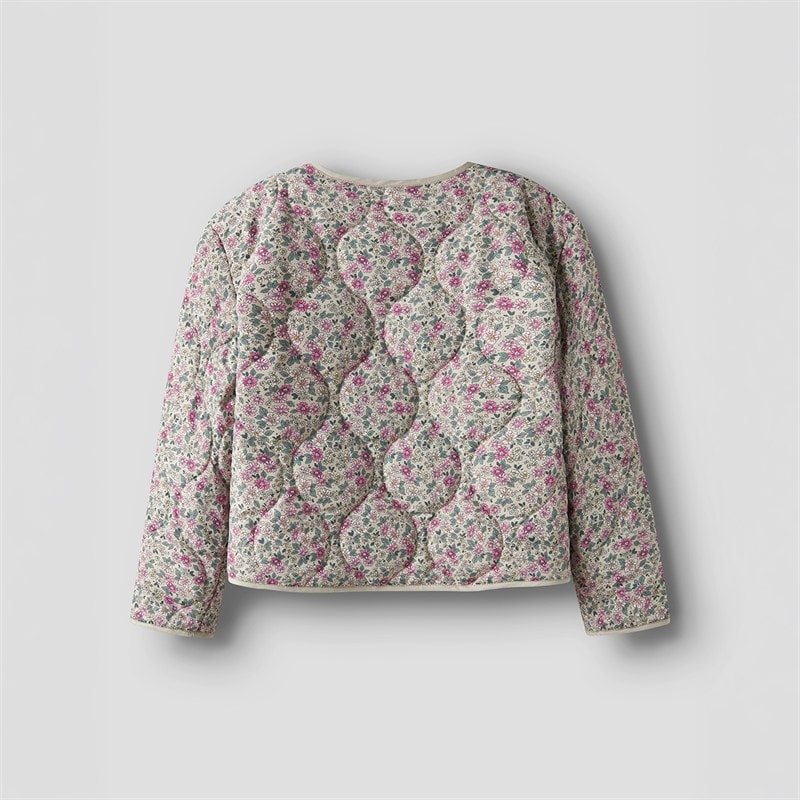 Name It Girls Marie Quilt Jacket Peyote - Image 3
