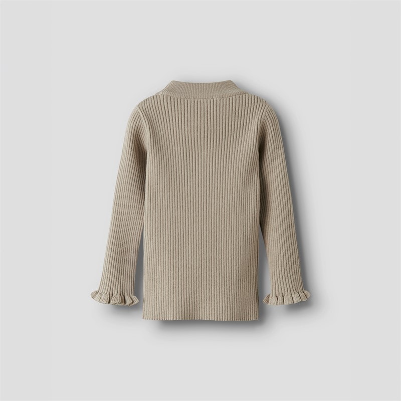 Name It Girls Vianna Knitted Top Island Fossil - Image 2