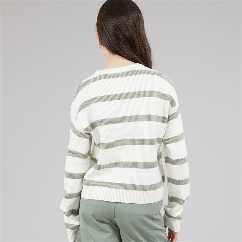 Name It Girls Vnilla Knitted Jumper Cloud Dancer/Shadow - Image 2
