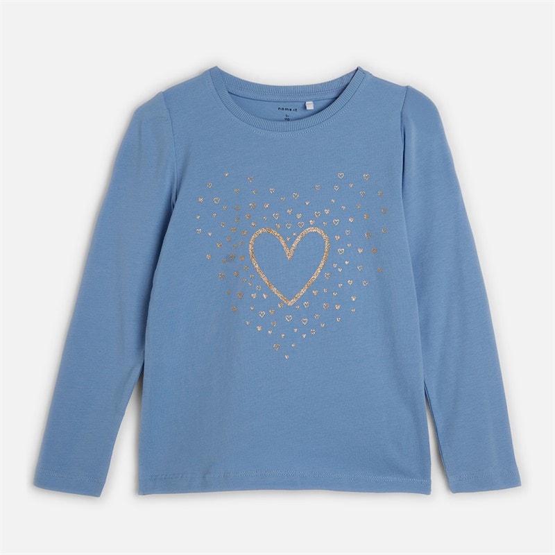 Name It Girls Nipastar Long Sleeve Top Endless Sky