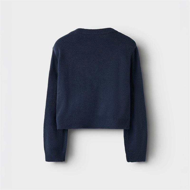 Name It Girls Sasya Knitted Jumper Navy Blazer - Image 2