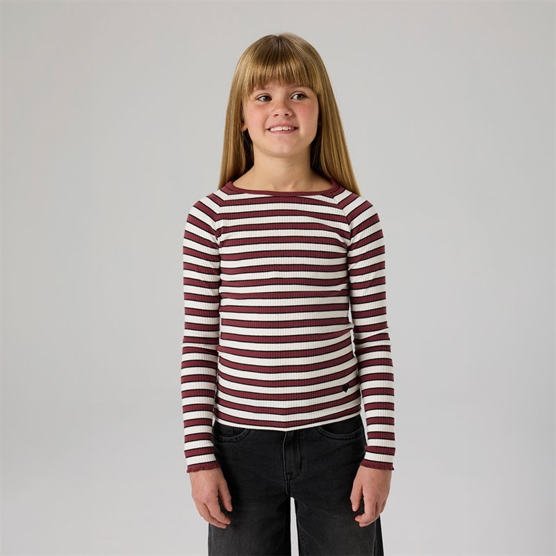 Name It Girls Tala T-Shirt Oxblood Red