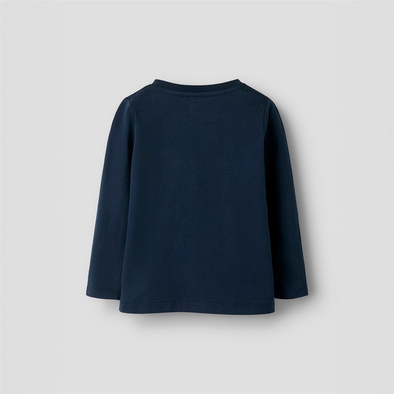 Name It Girls Betua Long Sleeve Top Navy Blazer - Image 2
