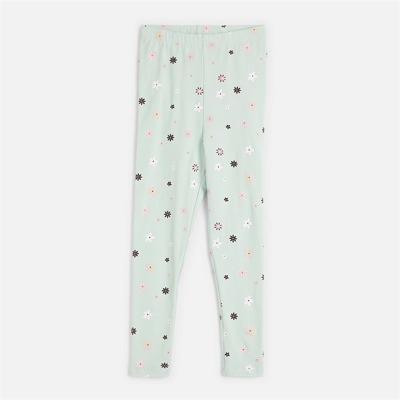 Name It Girls Vivian Flowers Leggings Gossamer Green