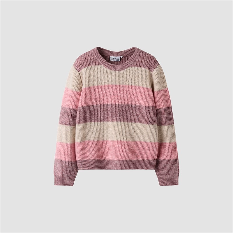 Name It Girls Sally Knitted Jumper Mauve Mist