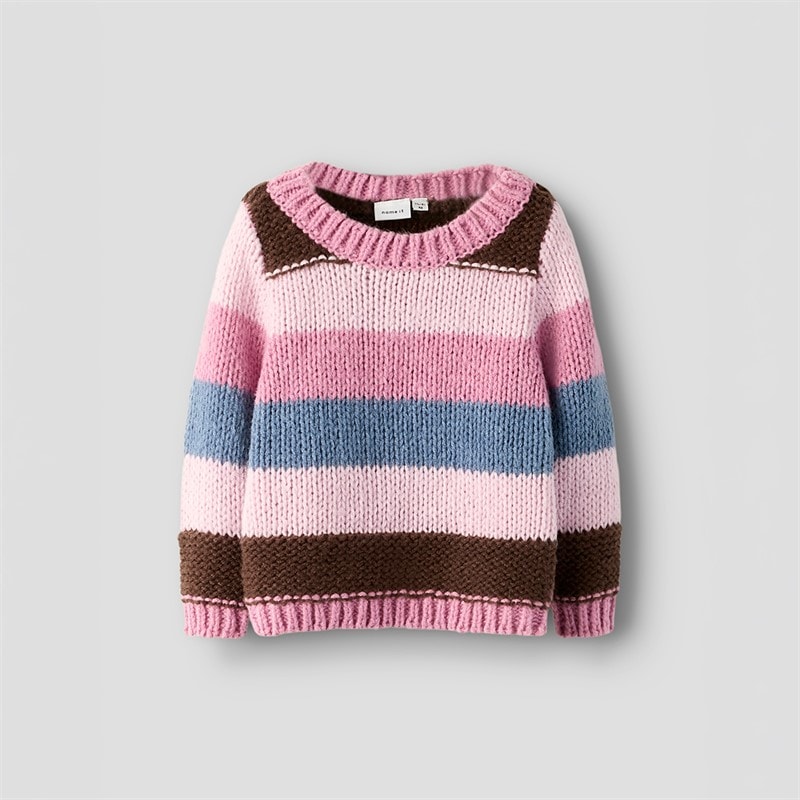 Name It Girls Poronja Knitted Jumper Mauve Orchid
