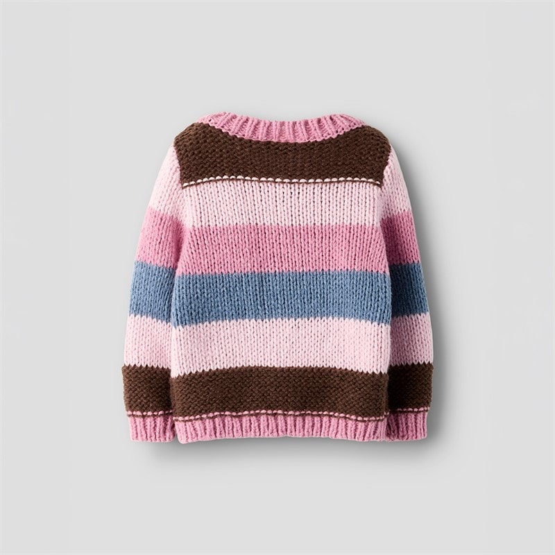 Name It Girls Poronja Knitted Jumper Mauve Orchid - Image 2