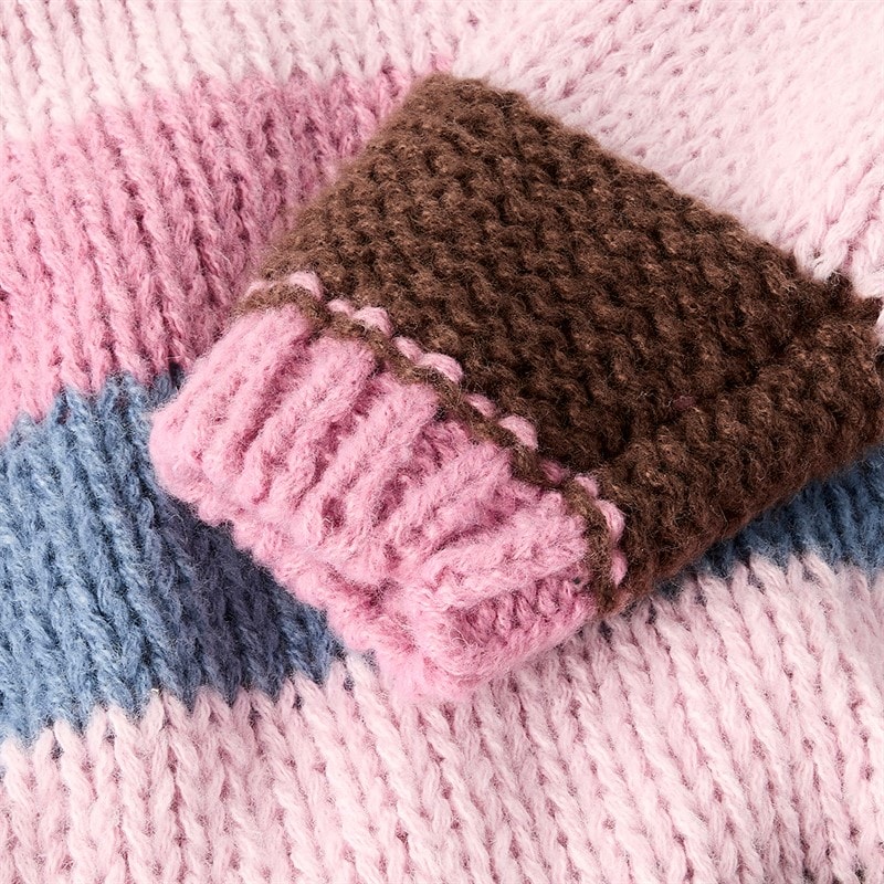 Name It Girls Poronja Knitted Jumper Mauve Orchid - Image 3
