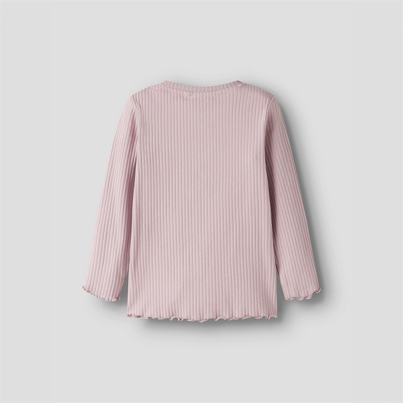 Name It Girls Vemma Long Sleeve T-Shirt Dawn Pink - Image 2