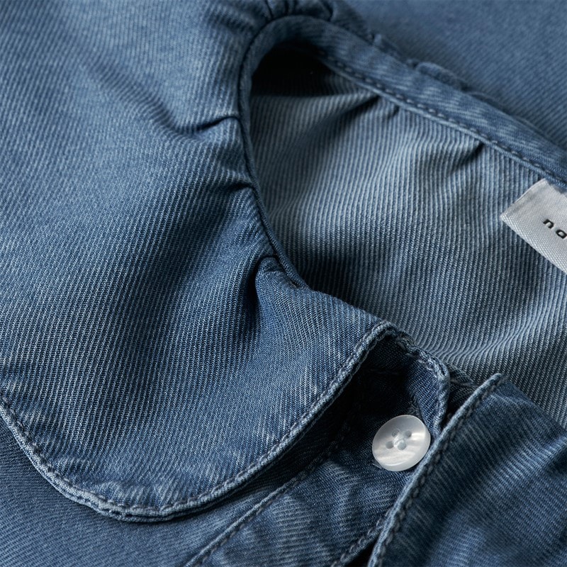 Name It Girls Sophy Denim Shirt Medium Blue Denim - Image 3