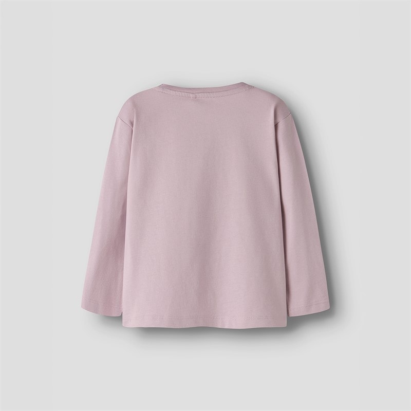 Name It Girls Valiane Long Sleeve T-Shirt Dawn Pink - Image 2