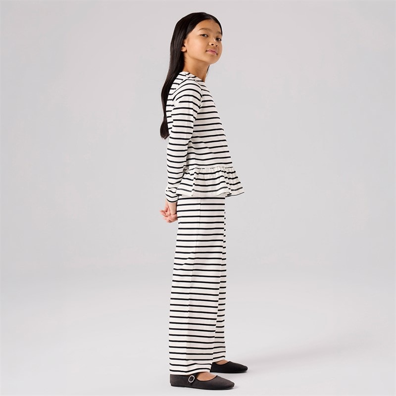 Name It Girls Belle Long Sleeve Top Cloud Dancer - Image 5