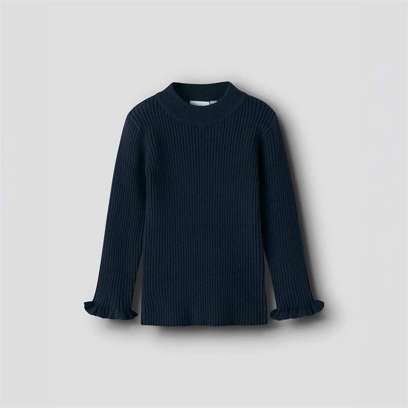 Name It Girls Vianna Knitted Top Navy Blazer