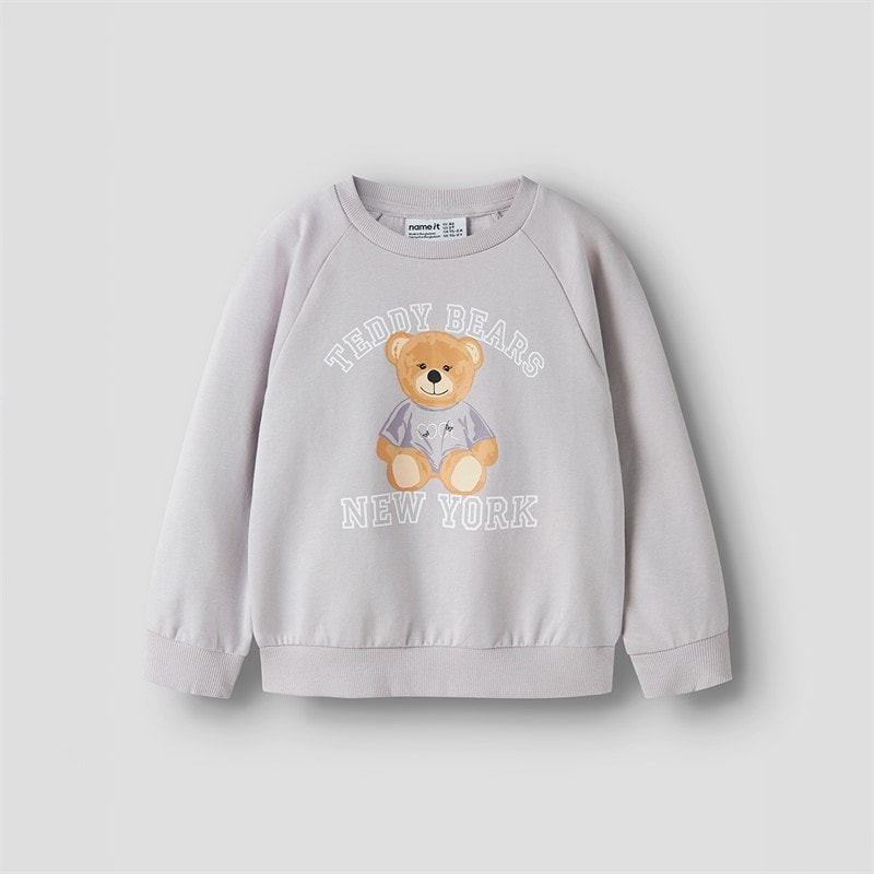 Name It Girls Venus Sweatshirt Lilac Marble - Image 1