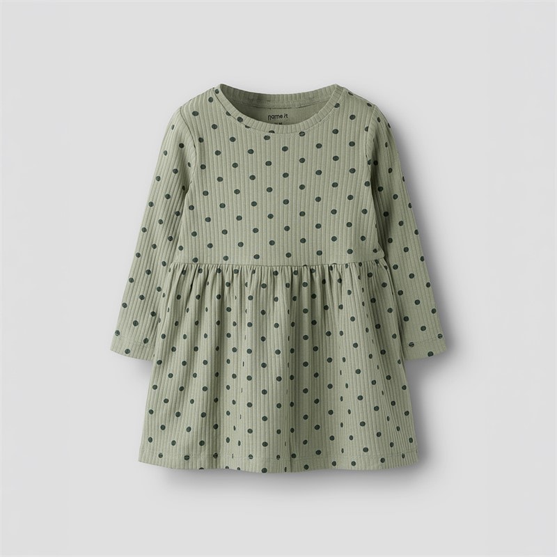Name It Girls Vemma Dress Shadow - Image 1