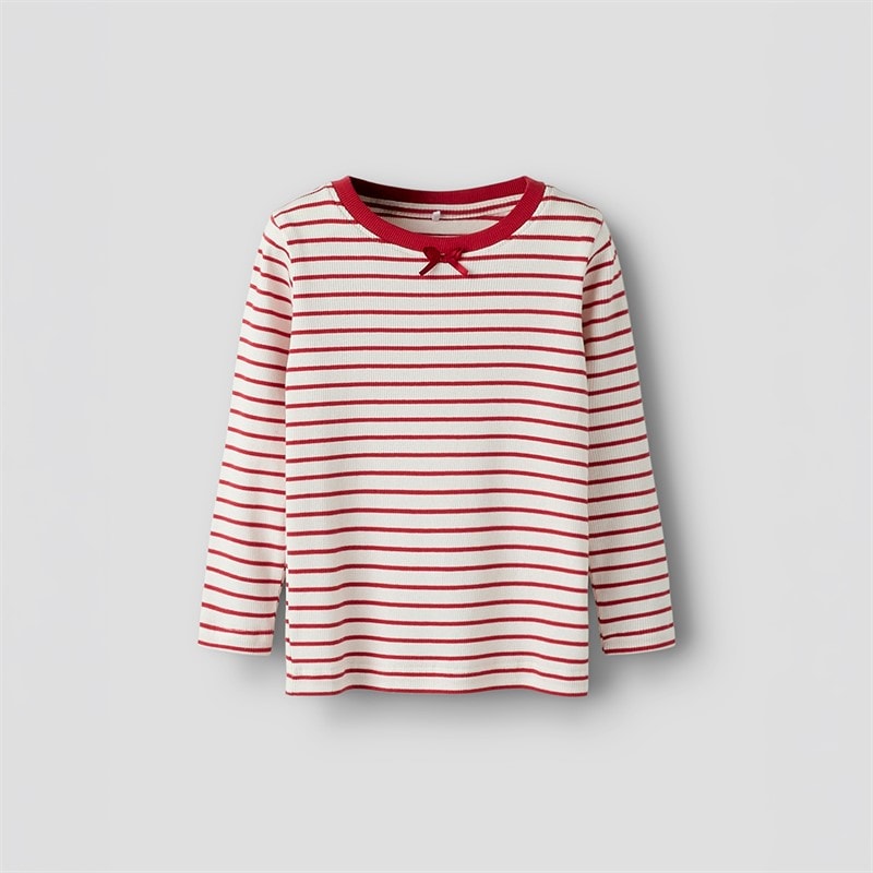 Name It Girls Tetina Long Sleeve T-Shirt Scarlet