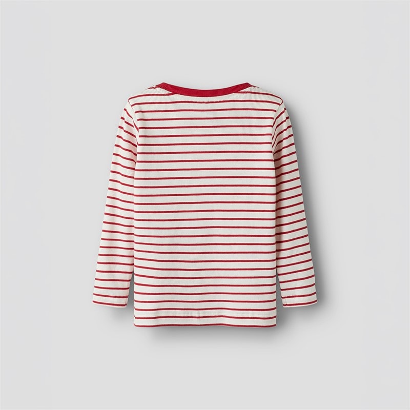 Name It Girls Tetina Long Sleeve T-Shirt Scarlet - Image 2