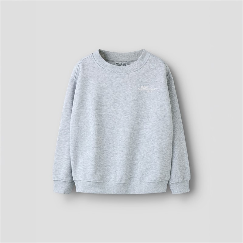 Name It Girls Shaney Sweatshirt Light Grey Melange