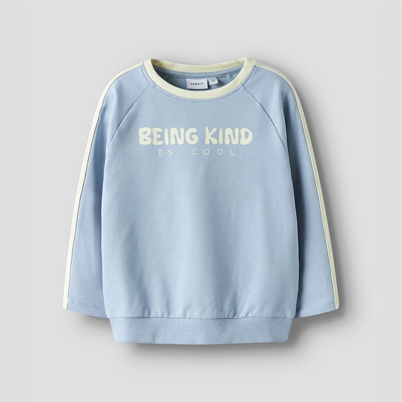 Name It Boys Mini Dolu Sweatshirt Blue Fog