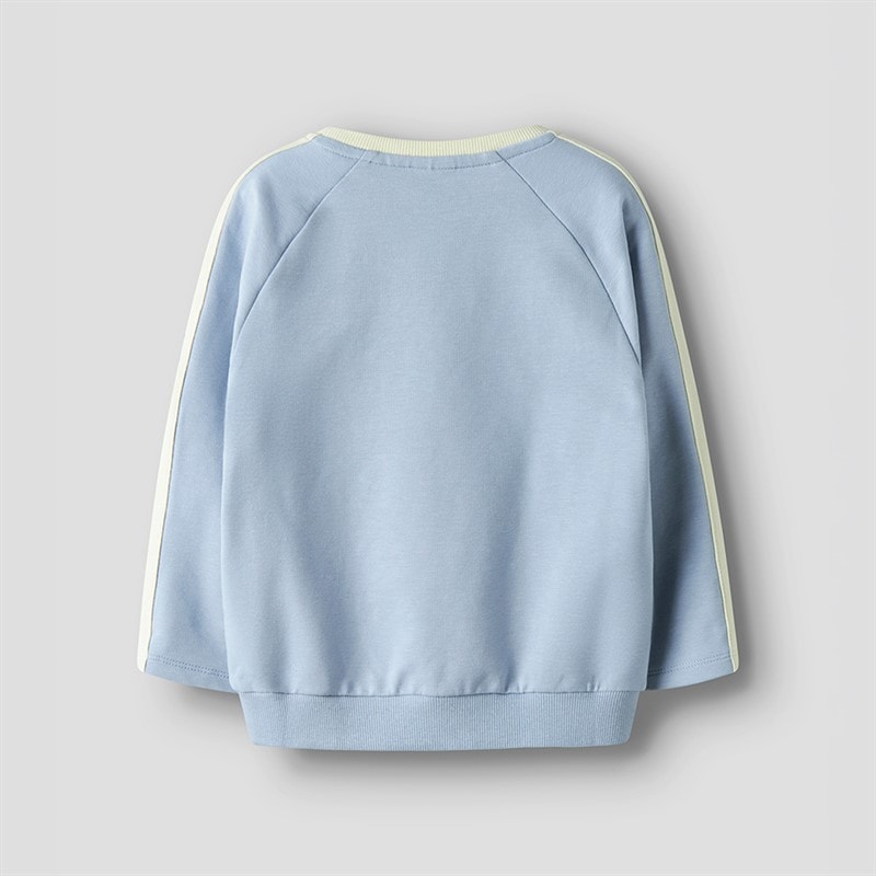 Name It Boys Mini Dolu Sweatshirt Blue Fog - Image 2