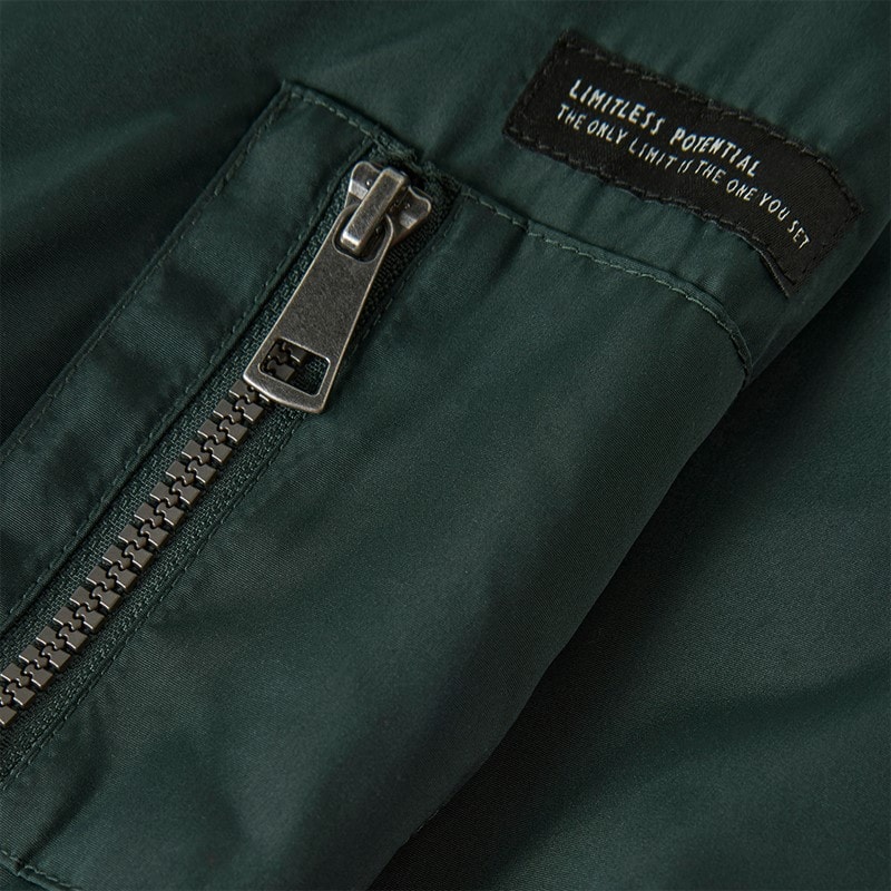 Name It Boys Mini Mathias Bomber Jacket Green Gables - Image 3