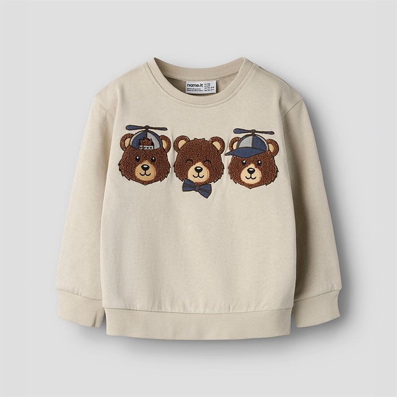 Name It Boys Mini Ditlef Sweatshirt Peyote - Image 2