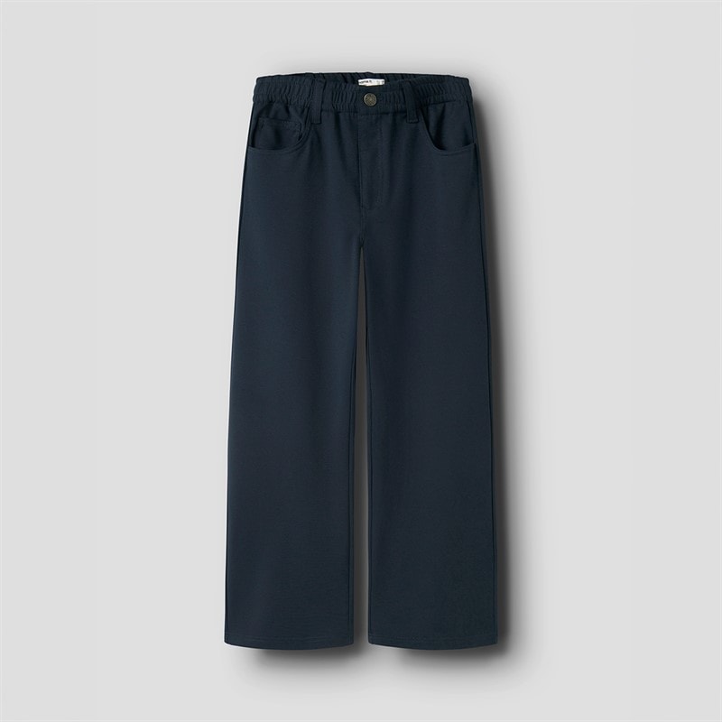 Name It Boys Ben Straight Leg Trousers Navy Blazer