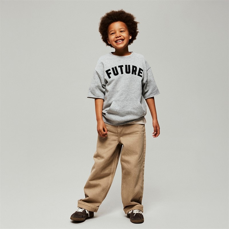 Name It Boys Bobby Sweatshirt Grey Melange - Image 4
