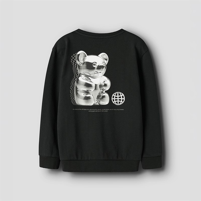 Name It Boys Digu Sweatshirt Black - Image 2