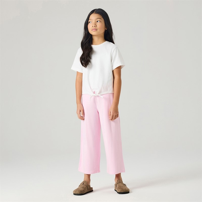 Name It Girls Vaya Short Sleeve T-Shirt Bright White
