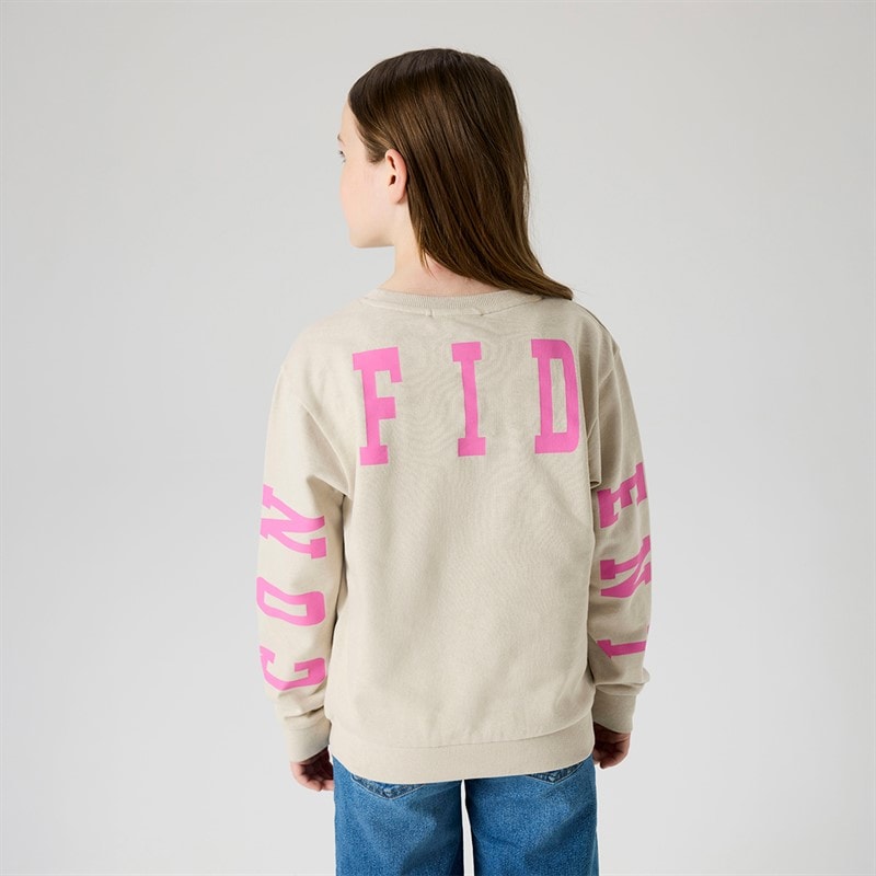 Name It Girls Dilara Sweatshirt Chateau Gray - Image 2