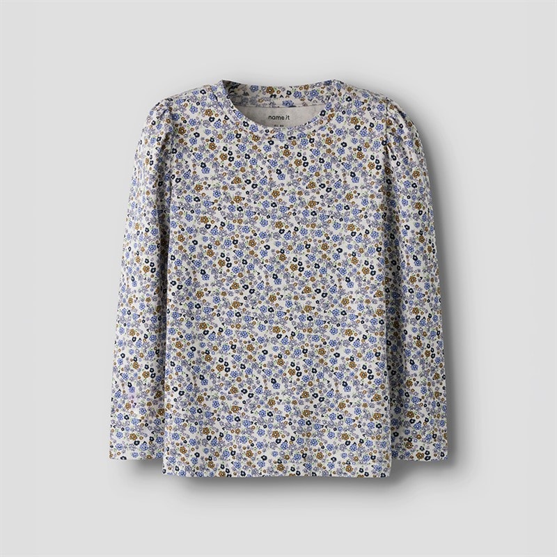 Name It Girls Tuline Long Sleeve Top Lilac Marble