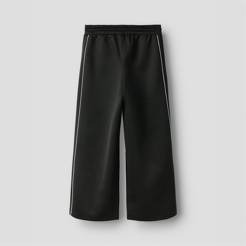 Name It Girls Dunne Wide Leg Joggers Black - Image 2