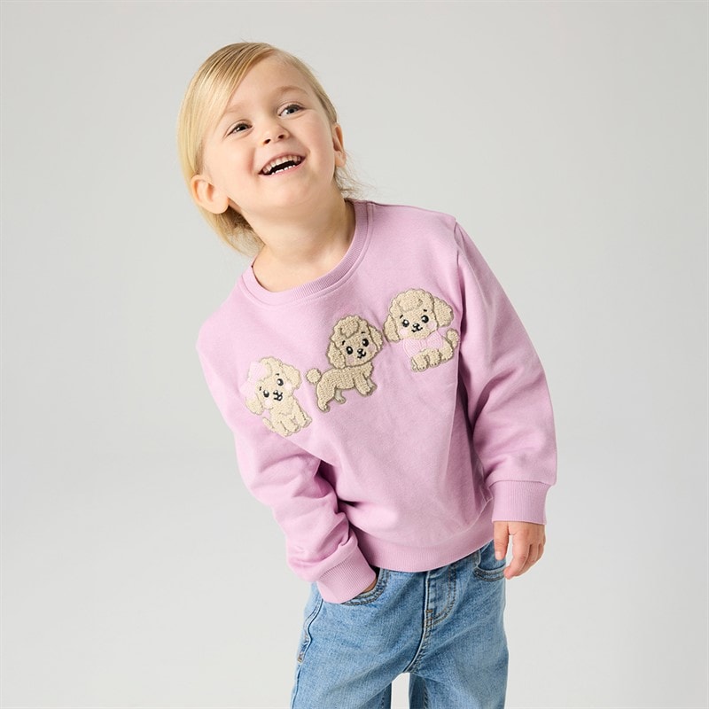 Name It Girls Dyveke Sweatshirt Mauve Mist