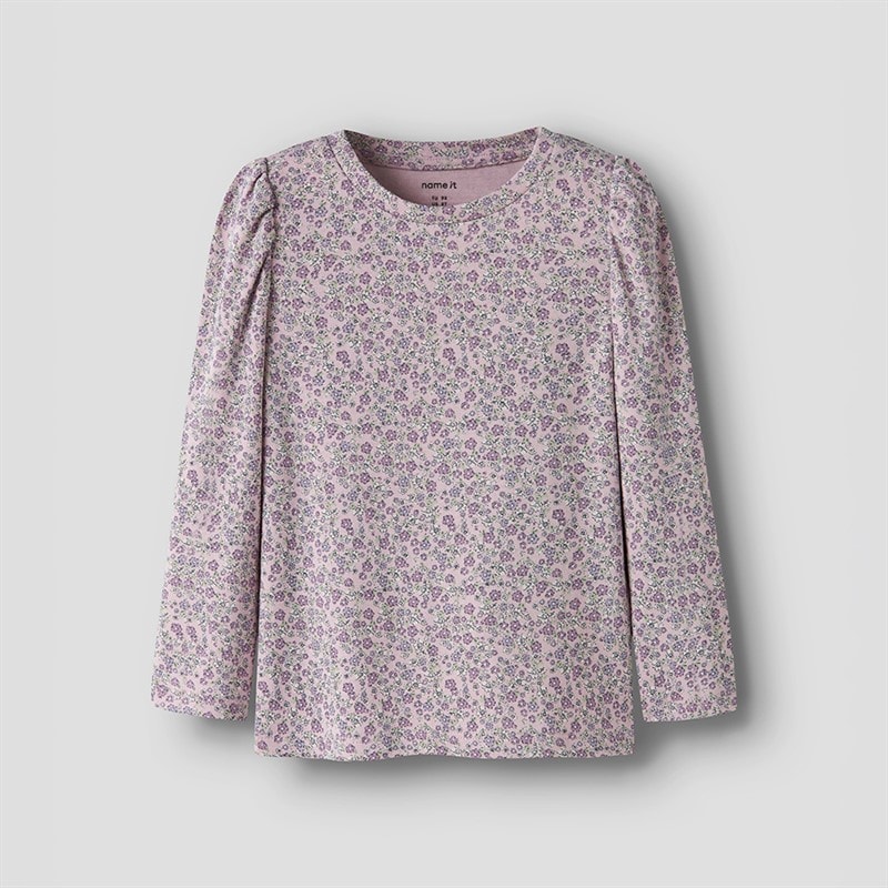 Name It Girls Tuline Long Sleeve Top Dawn Pink