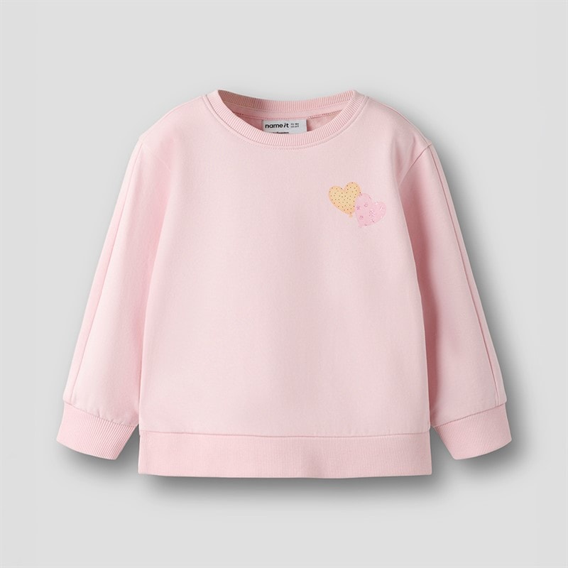 Name It Girls Denila Sweatshirt Parfait Pink - Image 2