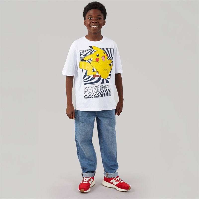 Name It Boys Amish Pokemon T-Shirt Bright White - Image 3