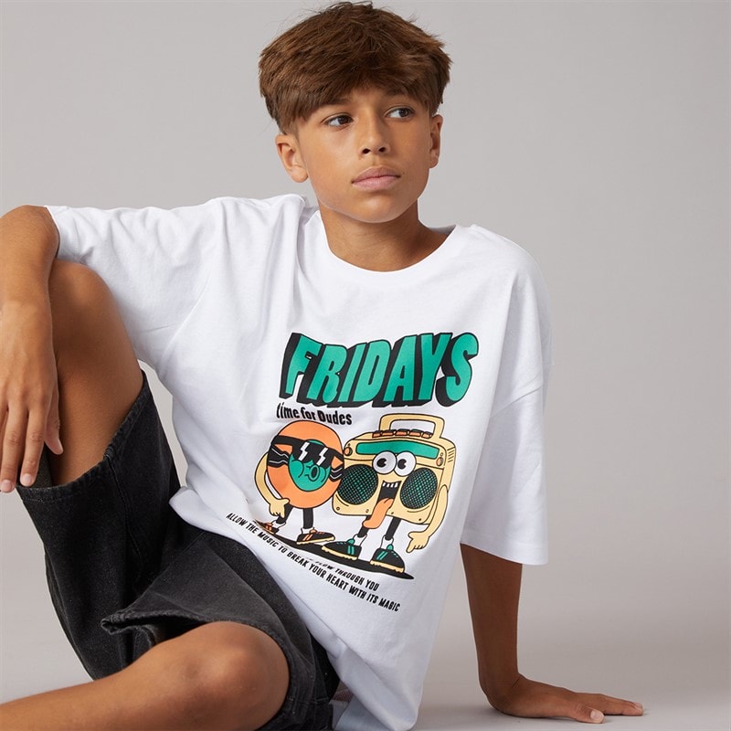 Name It Boys Heinrick T-Shirt Bright White