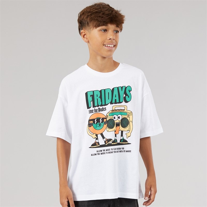 Name It Boys Heinrick T-Shirt Bright White - Image 3