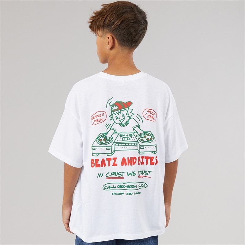 Name It Boys Heinrick T-Shirt Bright White/Red - Image 3