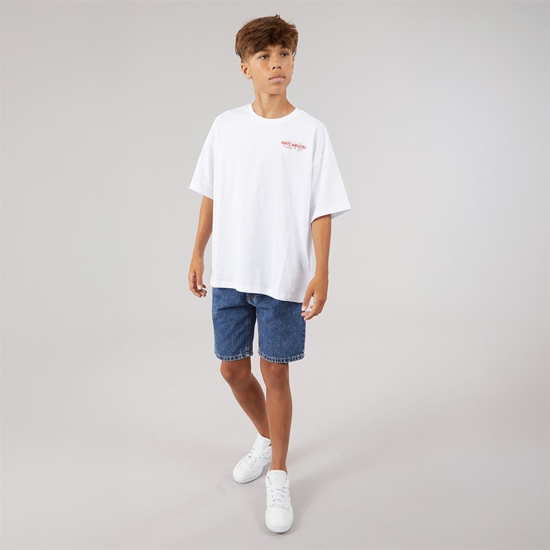Name It Boys Heinrick T-Shirt Bright White/Red - Image 4