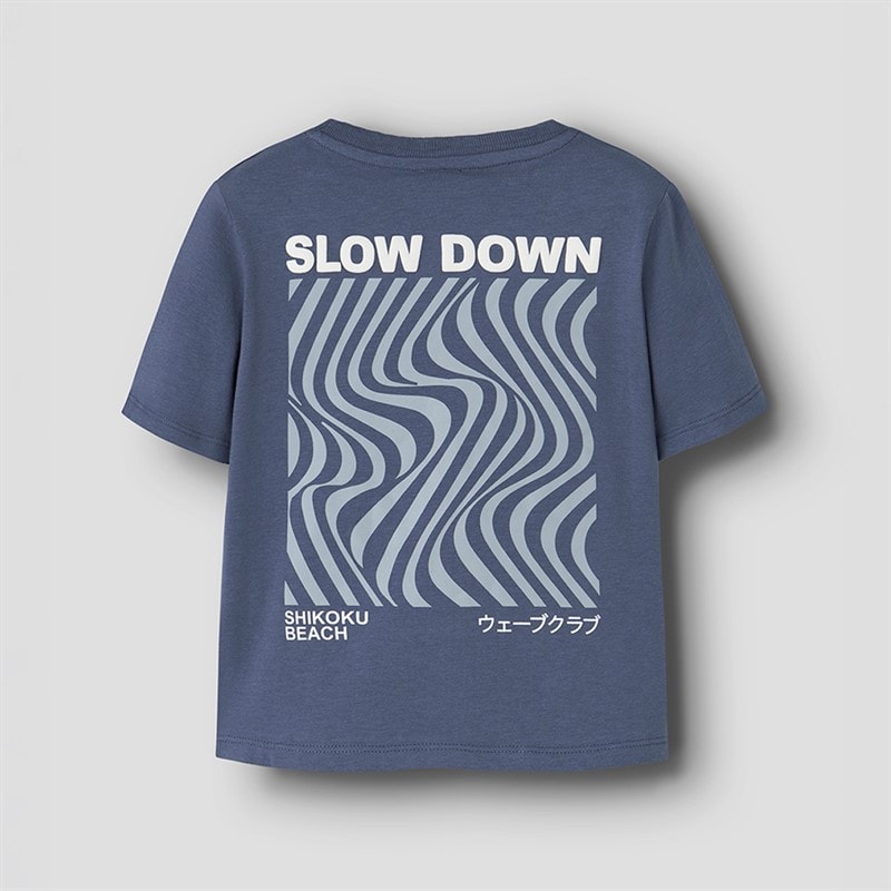 Name It Boys Javes T-Shirt Vintage Indigo - Image 4