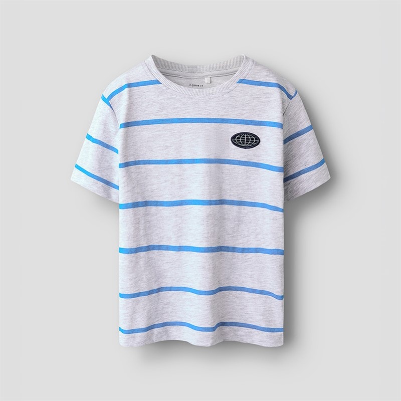 Name It Boys Fritz T-Shirt Light Grey Melange