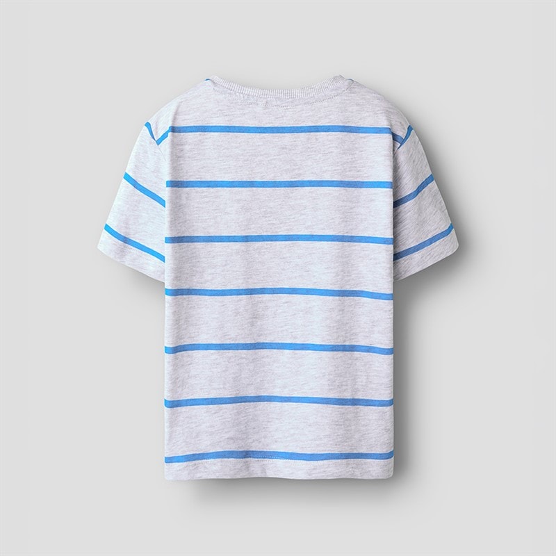 Name It Boys Fritz T-Shirt Light Grey Melange - Image 2
